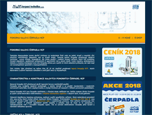 Tablet Screenshot of cerpadla-hcp.cz